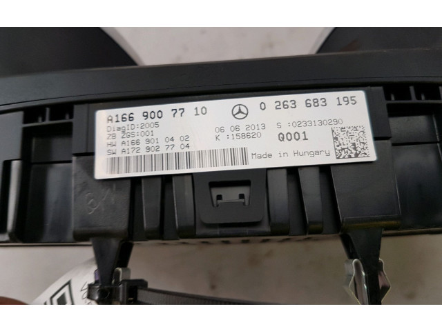 Панель приборов 1669007710   Mercedes-Benz GL X166       