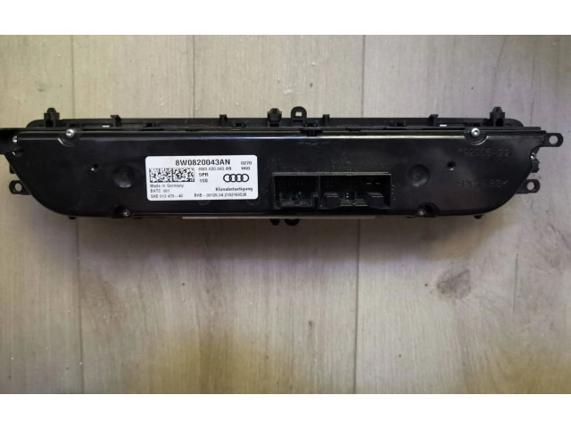 Блок управления климат-контролем 8W0820043AN   Audi A5