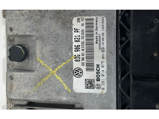 Řídící jednotka 0281014075, 03G906021PF Volkswagen Caddy 2007