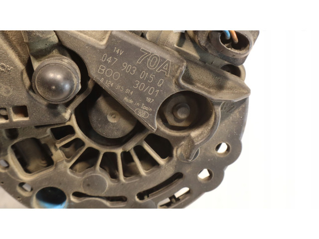 Генератор 0124315014 Skoda Fabia Mk1 (6Y)