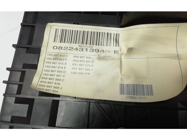   Pojistková skříňka 1K0937125A   Volkswagen Tiguan 2008