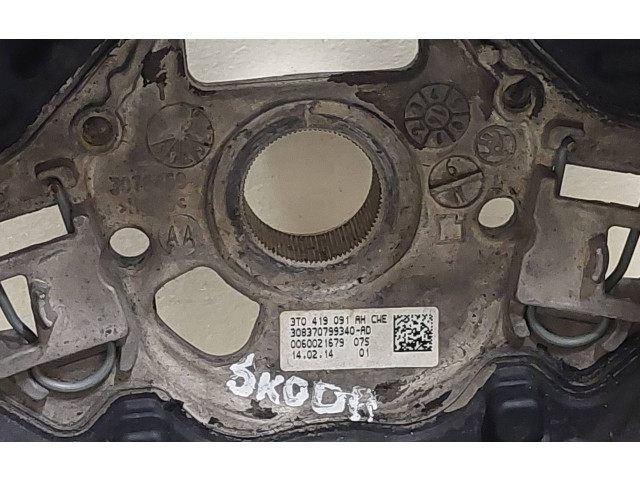 Руль Skoda Superb B6 (3T)  2008 - 2015 года 3T0419091AH      