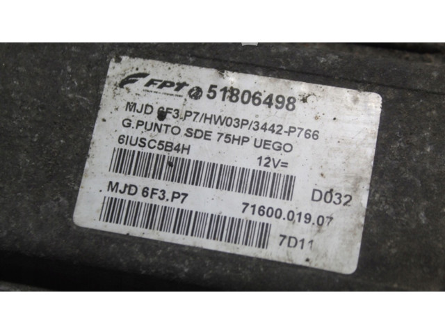 Блок управления двигателем Блок управления 71600.019.07   Fiat Grande Punto