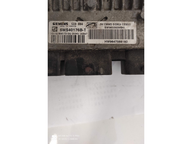 Блок управления двигателя 5WS40176BT   Citroen C2