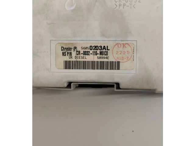 Панель приборов 56050203AL, CR0032110M0C0 Jeep Grand Cherokee (WK)