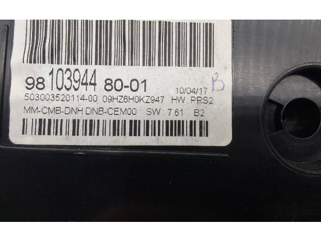 Панель приборов 9810394480   Peugeot 5008 II       