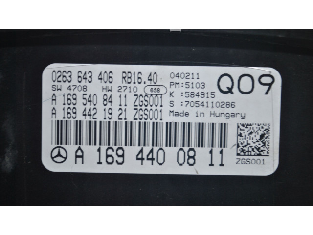 Панель приборов A169440811   Mercedes-Benz A W169       