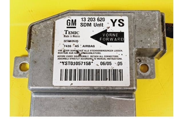 Блок подушек безопасности 13203620, 13203620YS Opel Meriva A
