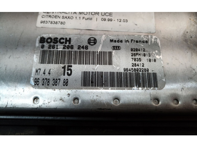 Vstřikovač 9637838780, 0261206246 Citroen Saxo HFX