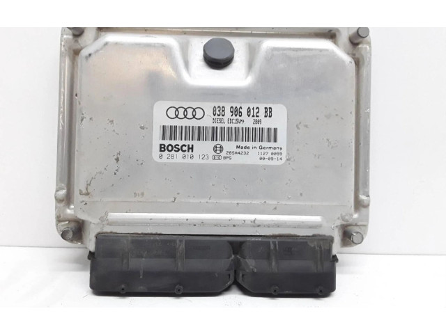Блок управления двигателем Блок управления 0281010123   Audi A3 S3 8L