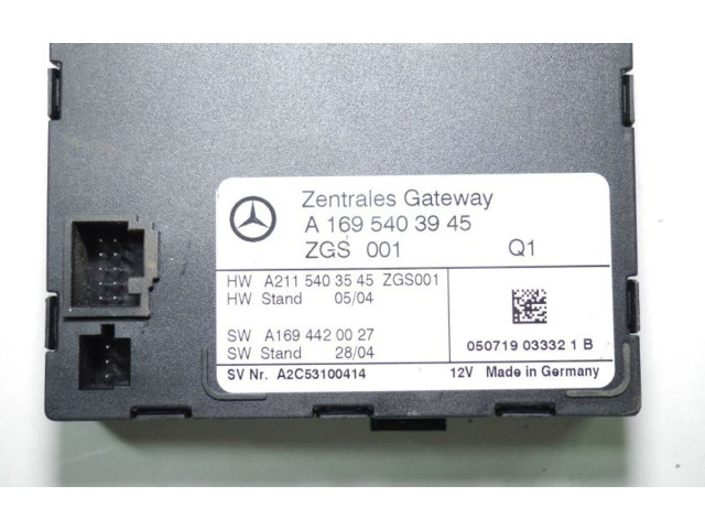 Блок управления A1695403945, A1695403945   Mercedes-Benz A W169