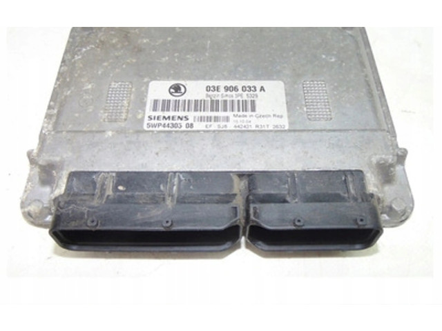 Блок управления двигателя 03E906033A Skoda Fabia Mk1 (6Y)