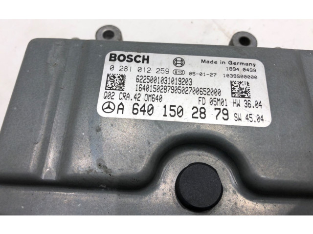 Блок управления климат-контролем A6401502879   Mercedes-Benz A W169