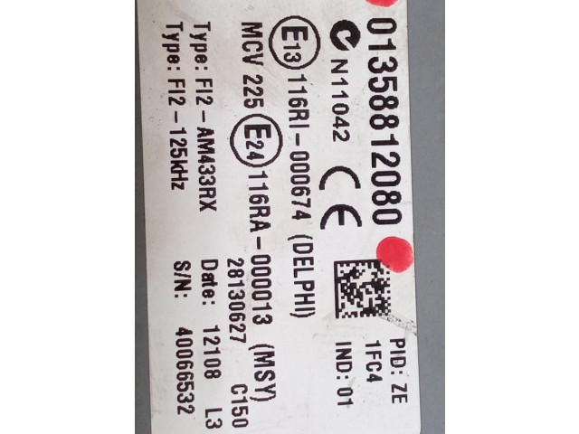 Блок предохранителей 01358812080   Citroen C5    