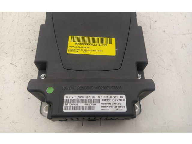 Экран/ дисплей / маленький экран 96665877   Peugeot 3008 I