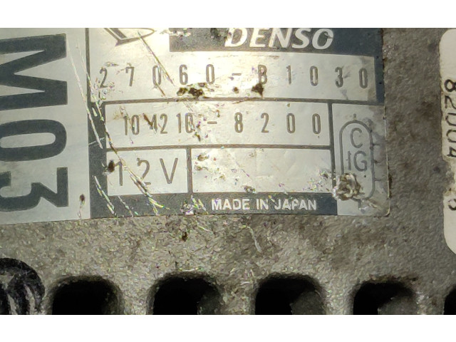 Генератор 27060B1030 Daihatsu Terios