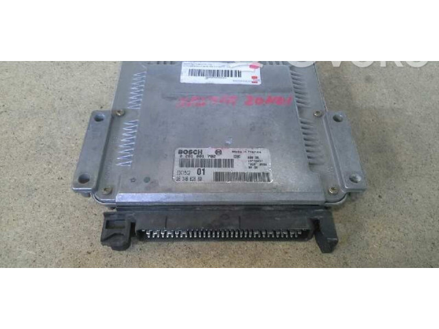 Блок управления двигателя 0281001782, 9634662880 Citroen Xantia