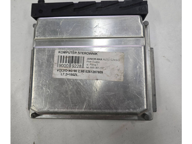 Блок управления двигателя 0261207809 Volvo XC90
