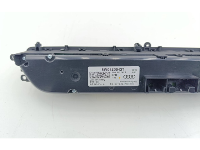 Блок управления климат-контролем 8W0820043T   Audi A5