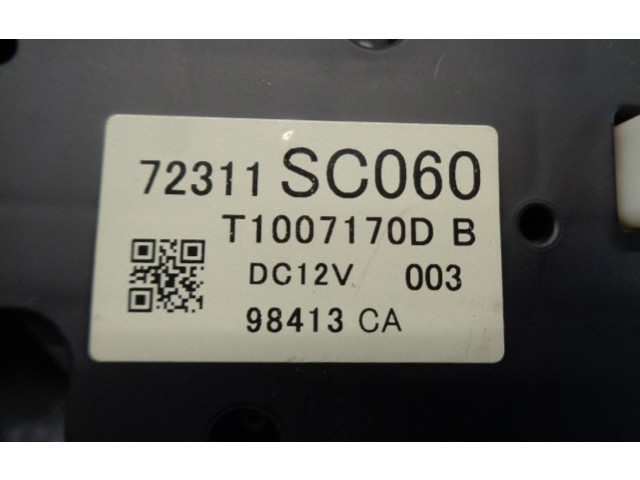 Модуль блока управления кондиционером 72311SC060   Subaru Forester SH