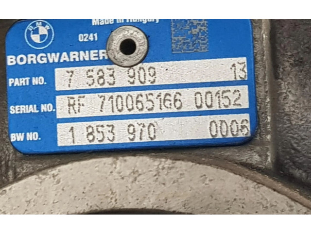  Турбина BMW X3 F25 3.0 11657583909, 7583909         