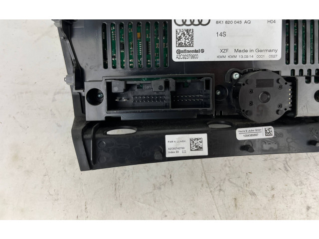Блок управления кондиционера воздуха / климата/ печки (в салоне) 8K1820043AQ   Audi S5 Facelift