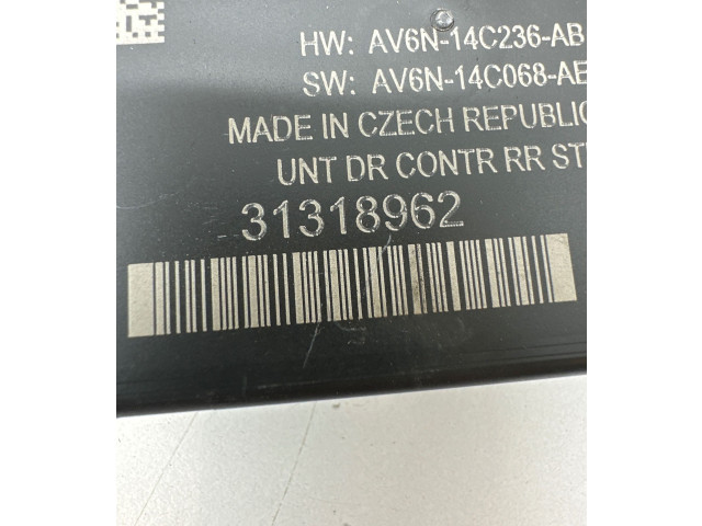 Блок управления дверью 31318962, AV6N14C236AB   Volvo S60