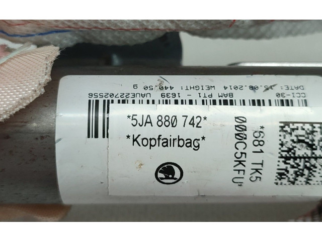 Боковая подушка безопасности 5JA880742   Skoda Rapid (NH)