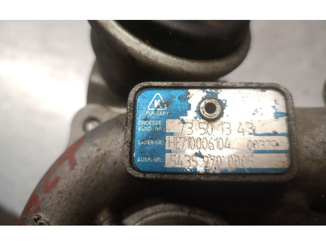 Turbodmychadlo Турбина 73501343, 71724701   Fiat Punto (188)   188A9000