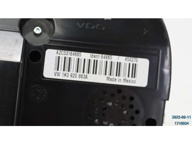 Дисплей    1K0920863AX   Volkswagen Jetta V