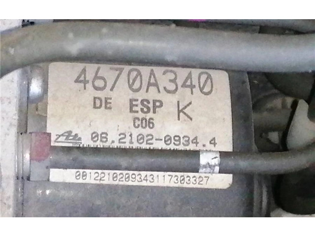 Блок АБС 4670A340, 0140001 Mitsubishi Outlander 2007 - 2012 года