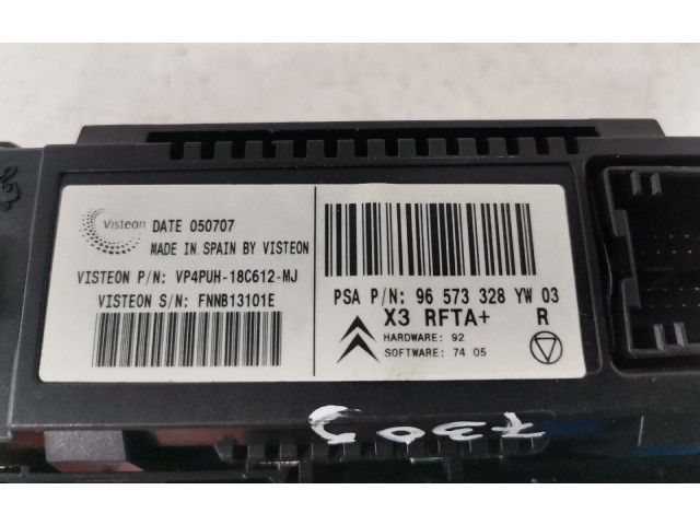 Блок управления климат-контролем 96573328YW, 96470291YW   Citroen C5