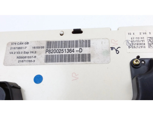 Přístrojová deska Renault Kangoo I 2006 P8200251364D, 8200251364D