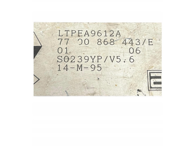 Блок управления двигателя 7700868443E   Renault Twingo I