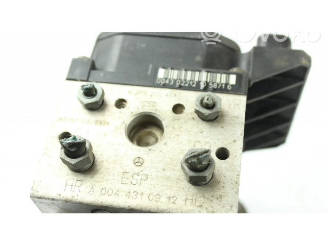 Блок АБС 0265202461, A0044310912HL Mercedes-Benz A W168 1997-2004 года