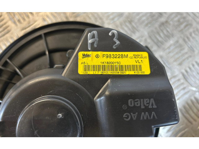 Вентилятор печки     1K1820015C, F983228M    Audi A3 S3 8P 