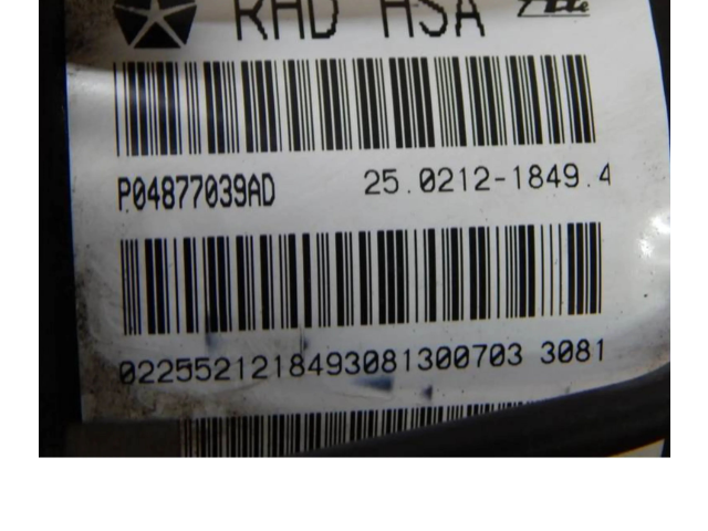 Блок АБС P04877039AD, DW660228P0A   Jeep  Compass   -  года