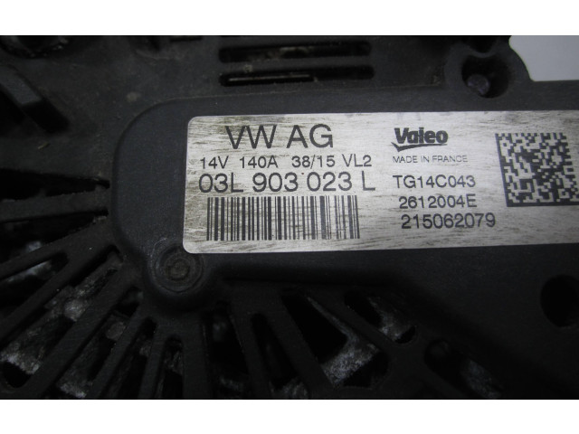 Генератор 03L903023L, 215062079 Skoda Octavia Mk3 (5E)