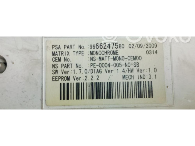 Панель приборов 9666247580   Peugeot 5008       