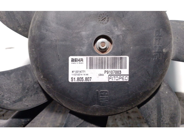 Вентилятор радиатора     51805807, 1253R3    Fiat Fiorino 