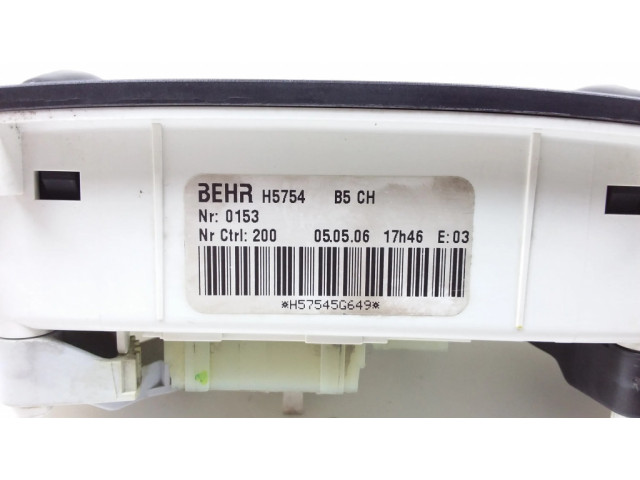 Блок управления климат-контролем H5754, L6192 Citroen C4 I