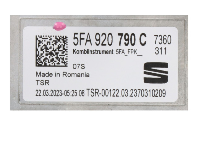 Панель приборов 5FA920790C   Cupra Leon       