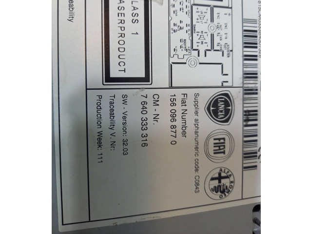 Радио/ проигрыватель CD/DVD / навигация 1560968770, 7640333316 Alfa Romeo Giulietta