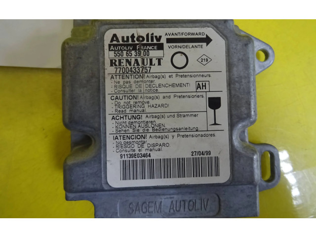 Блок подушек безопасности 7700433757, 550653900 Renault Twingo I