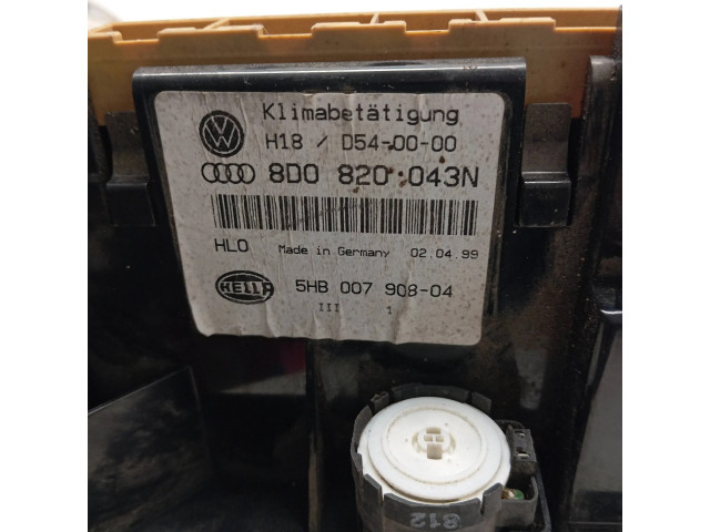 Блок управления климат-контролем 8D0820043N, 5HB00790804   Audi A4 S4 B5 8D