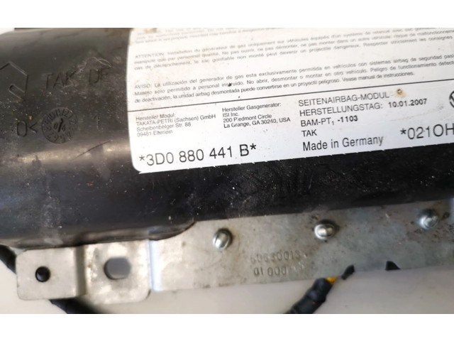 Подушка безопасности в сиденье 3d0880441b Volkswagen Phaeton