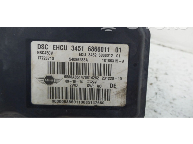 Блок АБС 34516866011, 6866011 Mini One - Cooper R56 2014 - - года