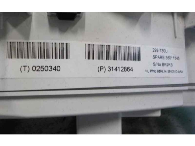 Панель приборов 36003008, 31412864 Volvo S60