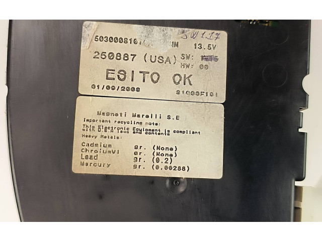 Přístrojová deska Maserati Quattroporte 2009 250887