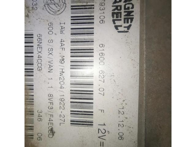 Блок управления двигателя 51793106 Fiat Seicento/600